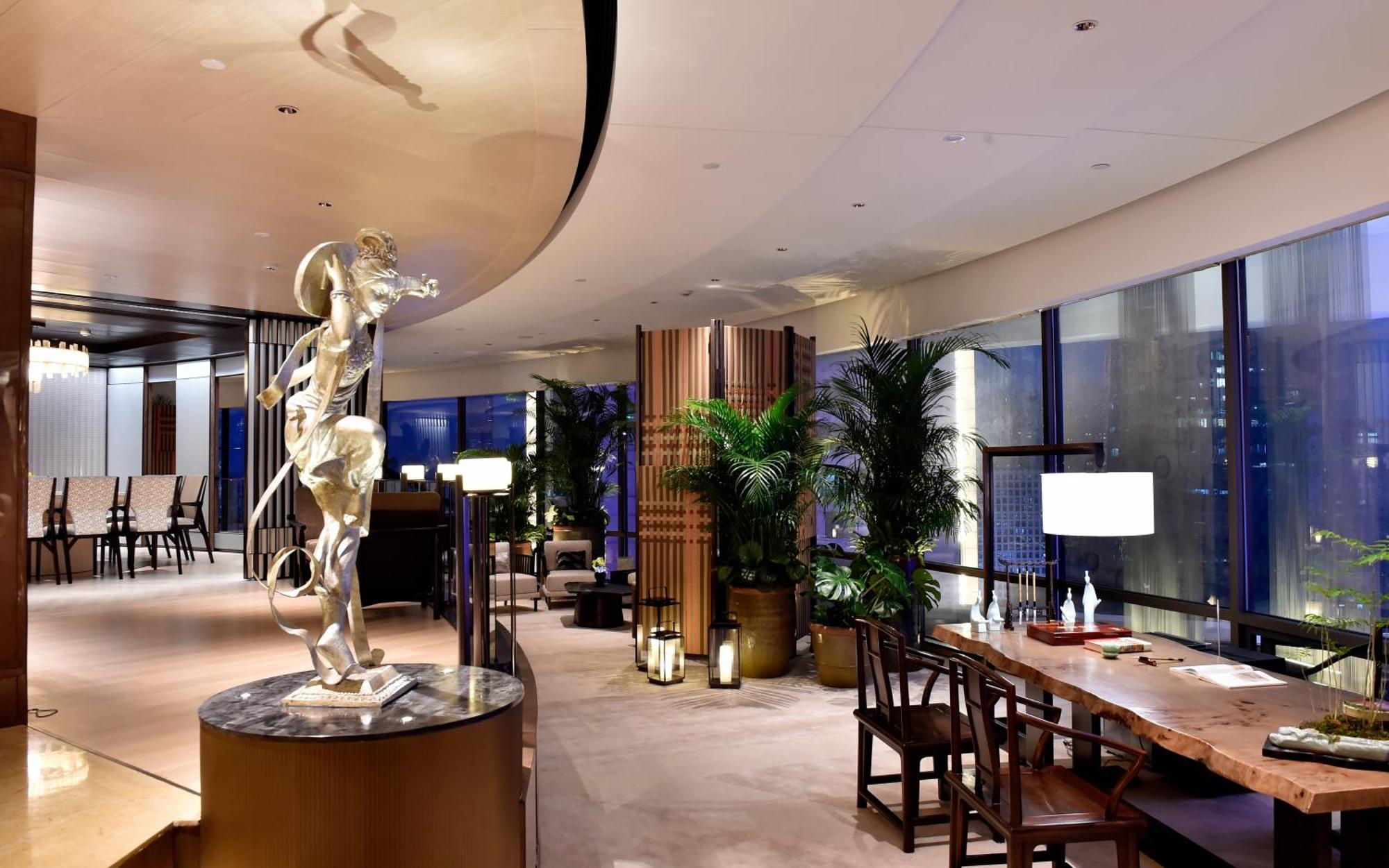 Jinling Hotel Nanquim Exterior foto